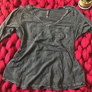 Acid Wash Long Sleeve Shirt